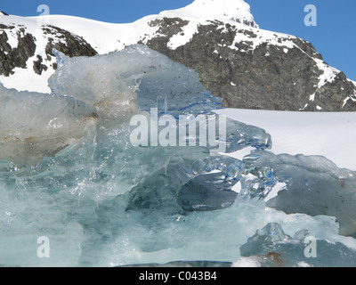 Iceberg at Cuverville Island, Antarctic Peninsular Stock Photo