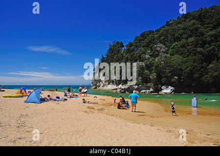 Kaiteriteri Beach, Kaiteriteri, Motueka, Tasman Region, South Island, New Zealand Stock Photo