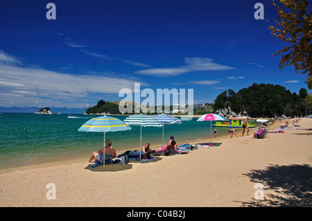 Kaiteriteri Beach, Kaiteriteri, Motueka, Tasman Region, South Island, New Zealand Stock Photo