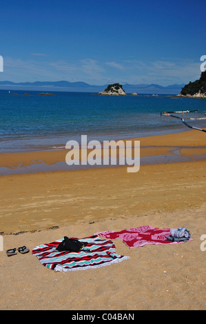 Kaiteriteri Beach, Kaiteriteri, Motueka, Tasman Region, South Island, New Zealand Stock Photo