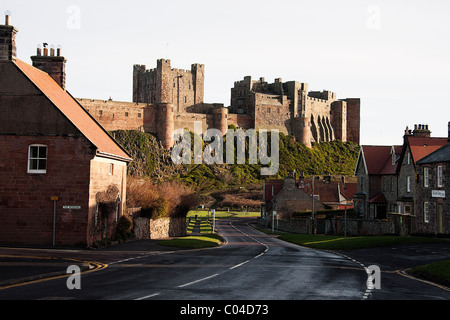 Bamburgh castle. Northumberland. Stock Photo
