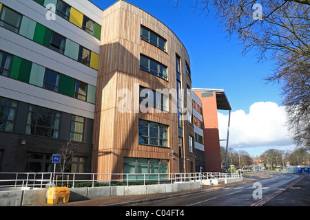 The new Pinderfields Hospital, Wakefield, West Yorkshir,e England, UK. Stock Photo