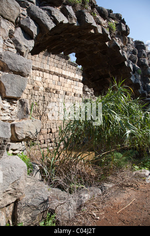 Archeological excavations, preservation and reconstruction at Bet Shean National Park, Israel Stock Photo