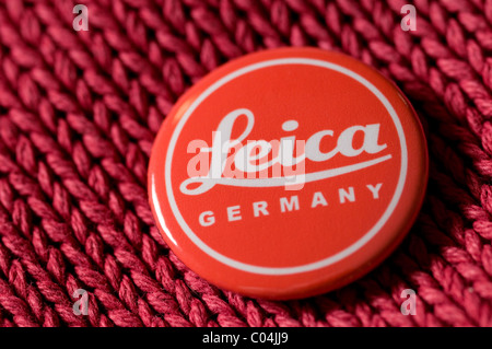 leica germany camera badge Stock Photo
