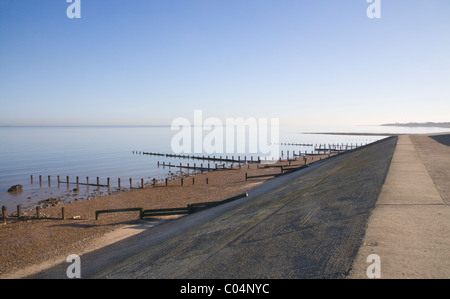 sheerness promenade on the isle of Sheppey kent Stock Photo