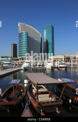 United Arab Emirates, Dubai, Festival City, InterContinental Hotel, Stock Photo