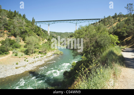 Looking North Towards The Foresthill Bridge, Auburn, Tallest Bridge In 