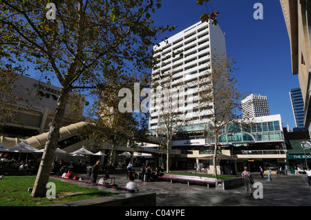 One of Perth's pedestrian shopping streets, Murray Street Mall, Perth, Western Australia Stock Photo