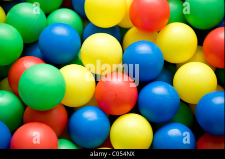 object on white - color balls close up Stock Photo