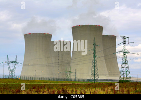 Nuclear power plant, Temelin, Czech Republic Stock Photo