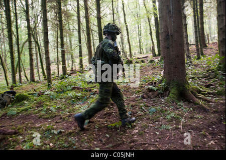 Exercise CAMBRIAN PATROL is the premier patrolling event of the British Army which is held in Wales and hosted by 160 (W) Brigad Stock Photo