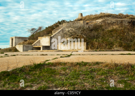 Fortifications at Fort Travis Park, Galveston, Texas Stock Photo