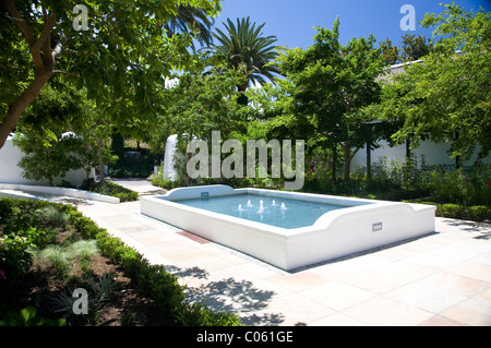 Buitenverwachting Wine Estate Courtyard in Constantia in Cape Town Stock Photo