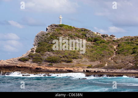 Pointe des Chateaux, easternmost part of Grande-Terre, Guadeloupe island, French Antilles, Lesser Antilles, Caribbean Stock Photo