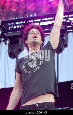 Chris Cornell  performing live at the KROQ LA Invasion at the Home Depot Centre Los Angeles, California - 15.09.07 Stock Photo