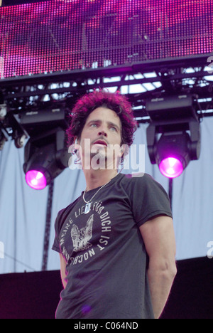 Chris Cornell  performing live at the KROQ LA Invasion at the Home Depot Centre Los Angeles, California - 15.09.07 Stock Photo