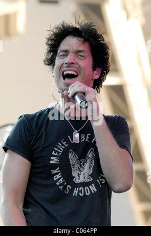 Chris Cornell  performing live at the KROQ LA Invasion at the Home Depot Centre Los Angeles, California - 15.09.07 Stock Photo