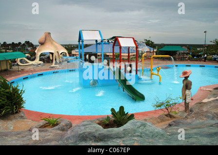 octopus and bay watch water theme park,kanyakumari,tamilnadu,india. Stock Photo