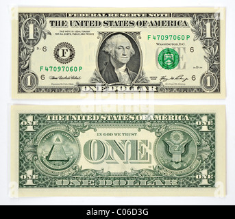 5 U.S. dollar banknote, front and back Stock Photo - Alamy