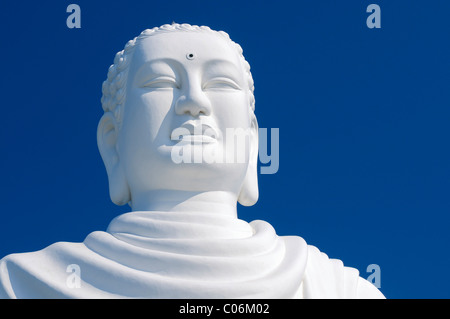 24m high, white Buddha statue, Nha Trang, Vietnam, Asia Stock Photo