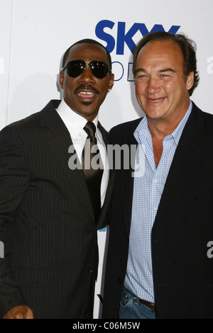 Eddie Murphy and Jim Belushi 'Good Luck Chuck' premiere held at Mann National Theater - arrivals Los Angeles, California - Stock Photo