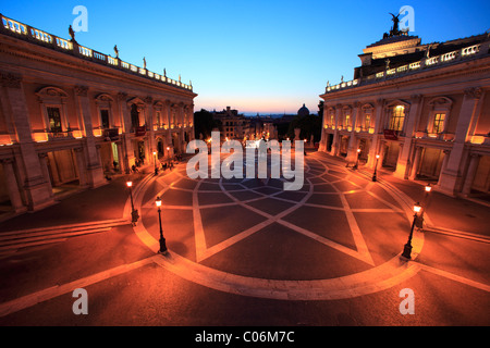 Capitol Square, Piazza di Campidoglio, Rome, Italy, Europe Stock Photo