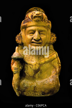 Mochica warrior  war soldier 100 700 AD Peru Peruvian Stock Photo