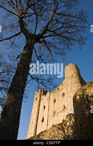 Rochester Castle Stock Photo