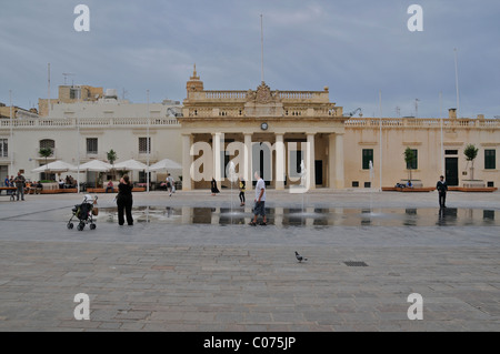 St George's Square, Valletta, Malta Stock Photo