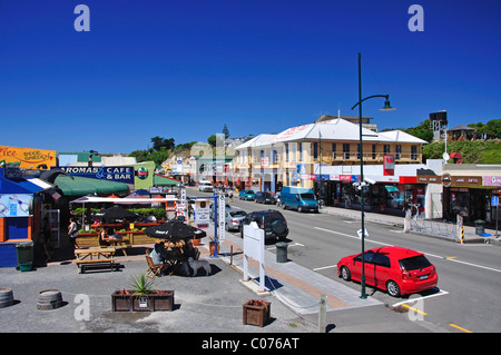 Town centre, West End, Kaikoura, Canterbury, South Island, New Zealand Stock Photo