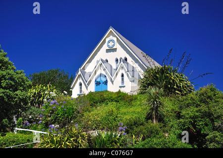 Historic St.Peter's Anglican Church, Torquay Street, Kaikoura, Canterbury, South Island, New Zealand Stock Photo