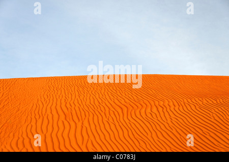 Side of a dune with ripples, Wahiba Sands, Oman, Middle East Stock Photo