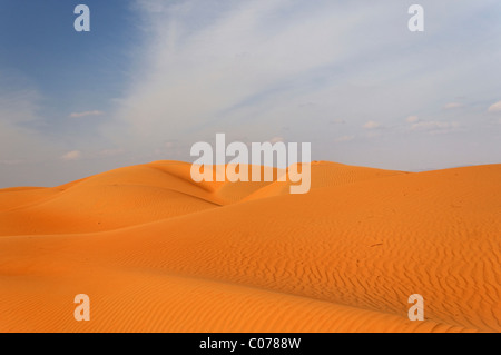 Dunes, Wahiba Sands, Oman, Middle East Stock Photo