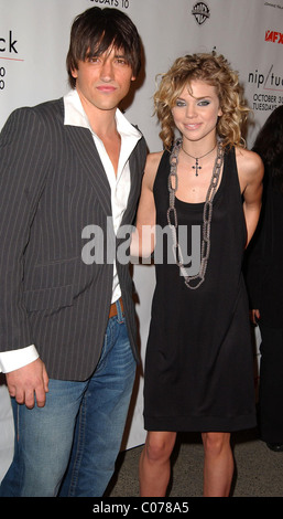 Nathan Standish and AnnaLynne McCord Nip/Tuck season five premiere at Paramount Studios, Hollywood Los Angeles, California - Stock Photo