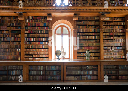 Helikon Library, interior, Baroque castle, Festetics kasteely, Keszthely, Hungary, Europe Stock Photo