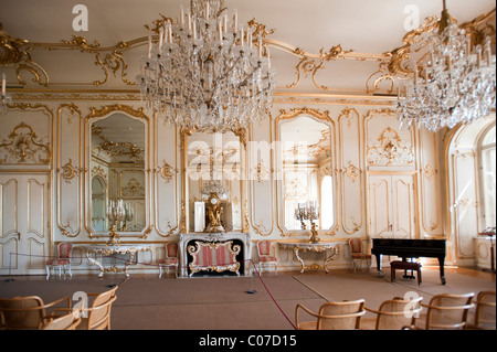 Interior, Baroque castle, Festetics kasteely, Keszthely, Hungary, Europe Stock Photo