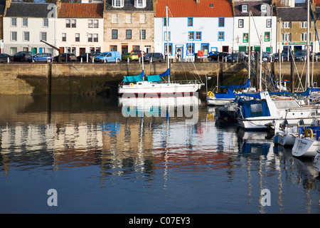 Sailing Boats in the Harbour Anstruther Fife Scotland Stock Photo