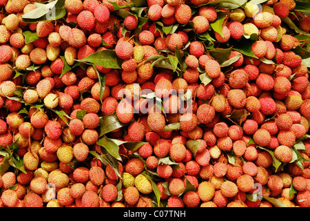 Close-up of lychees Stock Photo