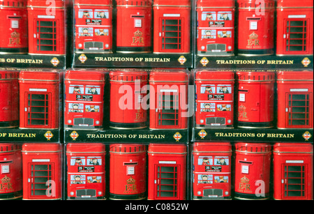 Souvenirs in London shop window Stock Photo