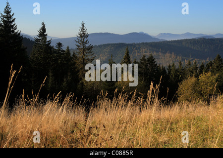 Autumn in Beskidy Mountains, Poland. Stock Photo