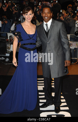 Jennifer Garner and Jamie Foxx UK Premiere of 'Kingdom' held at the Odeon West End - Arrivals London, England - 04.10.07 : Stock Photo