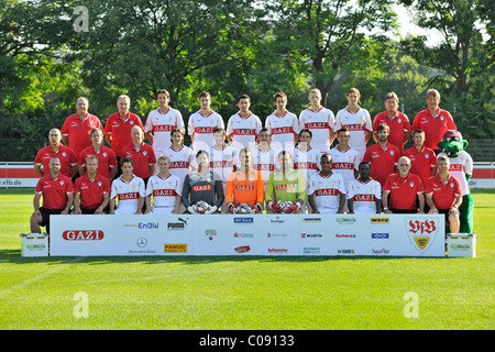 VfB Stuttgart soccer team, Bundesliga German Soccer League 1st division, football season 2010-11, from left to right, rear, Stock Photo