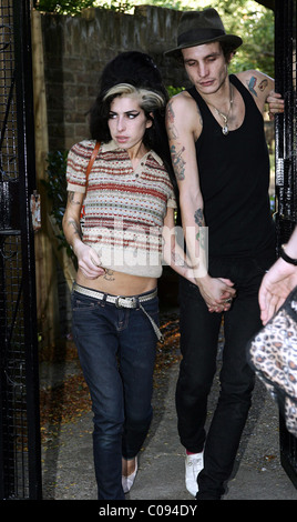 File Photos  FIELDER-CIVIL FREED FROM JAIL, HEADS TO REHAB AMY WINEHOUSE's husband BLAKE FIELDER-CIVIL has reportedly been Stock Photo