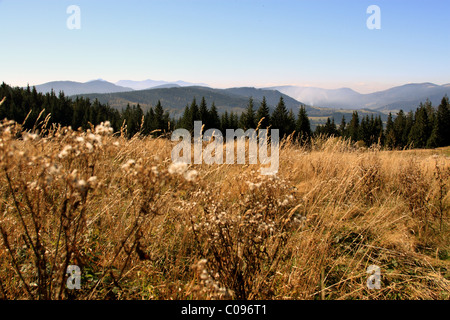 Autumn in Beskidy Mountains, Poland. Stock Photo