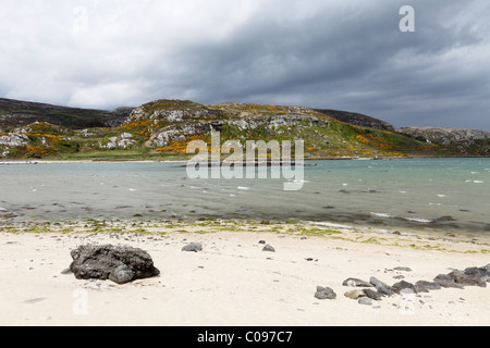 Sandy beach beach on Crookhaven Bay, Mizen Head Peninsula, West Cork, Republic of Ireland, British Isles, Europe Stock Photo