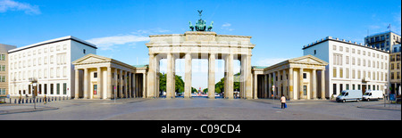 Brandenburg Gate, Pariser Platz square, Berlin, Germany, Europe Stock Photo