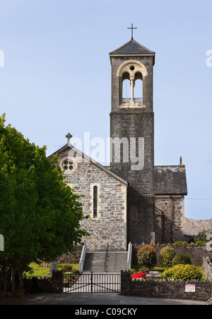 Church in Sneem, Ring of Kerry, County Kerry, Ireland, British Isles, Europe Stock Photo