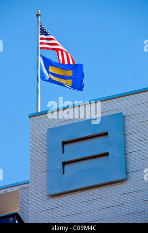 HRC, Human Rights Campaign Headquarters, Washington DC Stock Photo