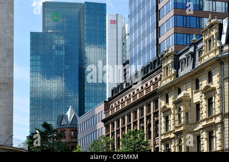 Dresdner Bank headquarters, so-called Gallileo, Kaiserstrasse, Financial District, Frankfurt am Main, Hesse, Germany, Europe Stock Photo