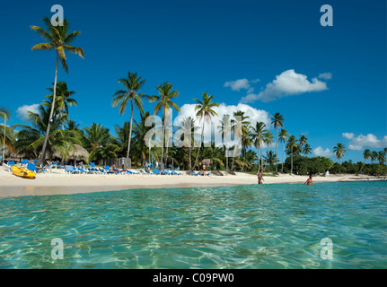 Bayahibe Beach in front of Gran Dominicus, Dominican Republic Stock Photo